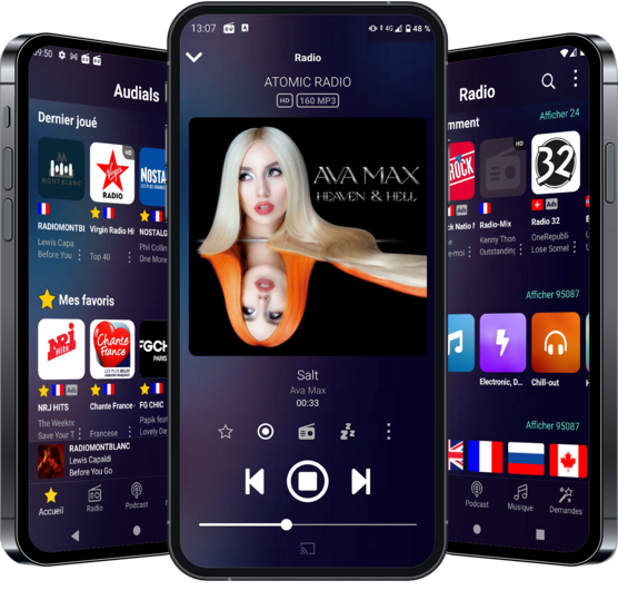 Applis Audials – Radio et podcasts gratuitement