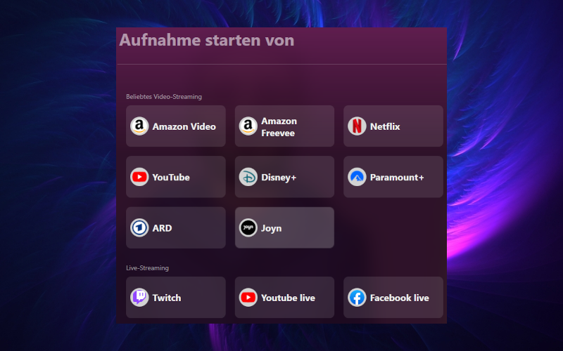 Audials nimmt Netflix, Amazon Video, Disney Plus und mehr auf