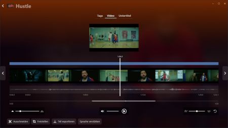 Sprachverstärkung für Videos in Audials One