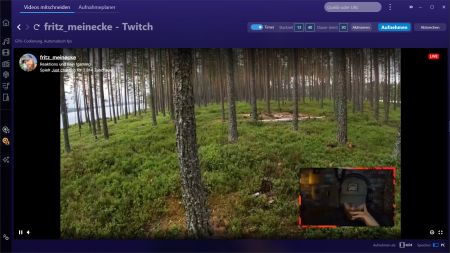 Livestreams aufnehmen